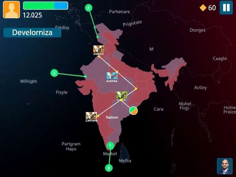 Midnight Puzzle Challenge India player distribution map